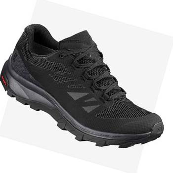 Salomon WoOUTLINE GORE-TEX Túracipő Női Fekete | HU 2827JPQ